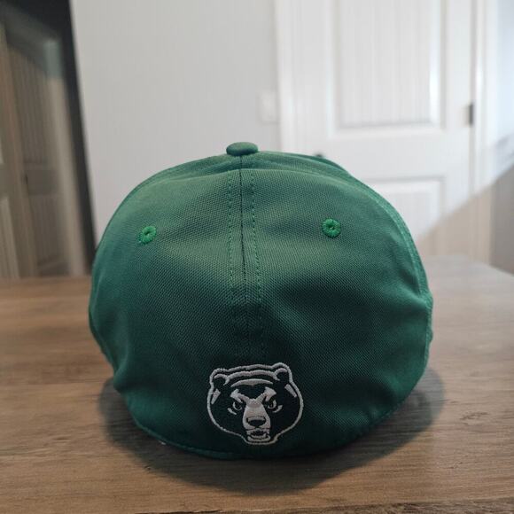Baylor Bears Fitted Hat Cap Green BU 3D Embroidered BU NCAA Size 7 1/4 Texas - Picture 4 of 8